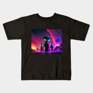 Alien Invasion Vol. 4 Kids T-Shirt